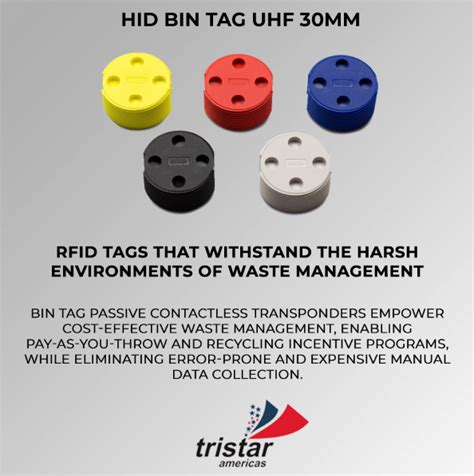 what is a rfid tag on bin|hid bin tag transponder.